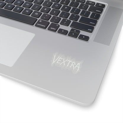Vextra White Sticker