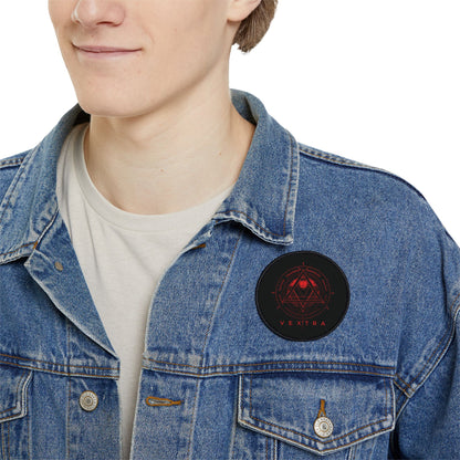 Vextra Iron-On Patch - Edgy Graphic Emblem for Jackets and Bags