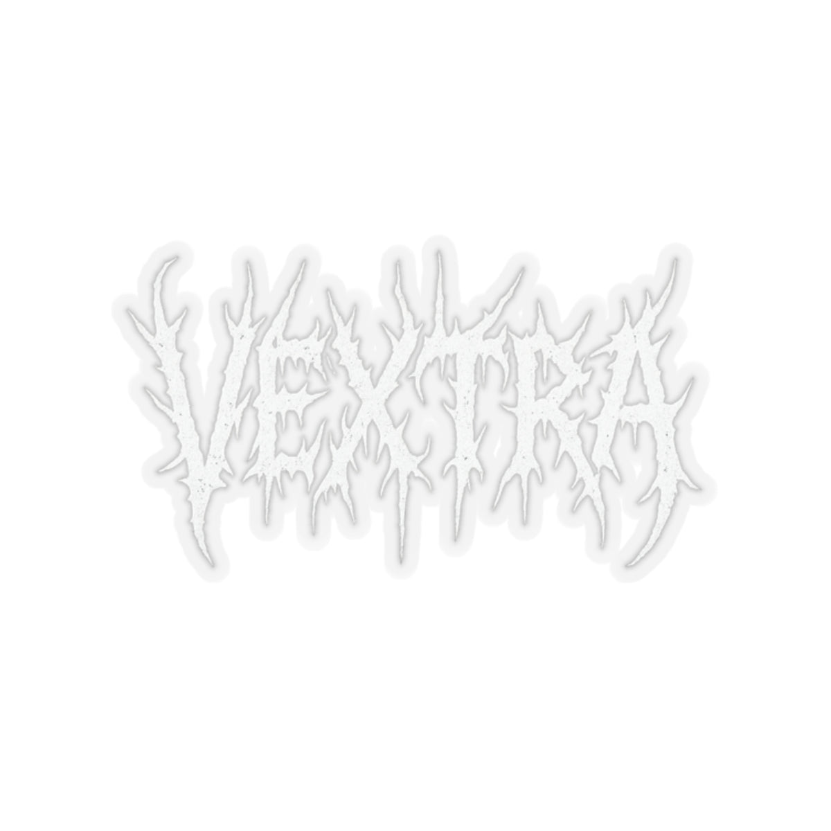 Vextra White Sticker