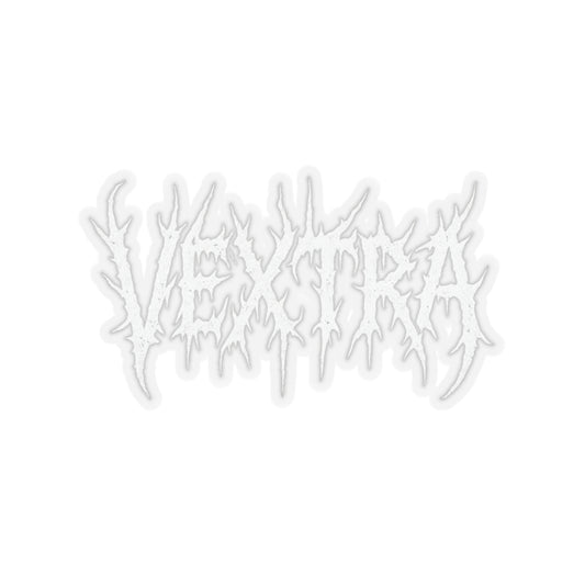 Vextra White Sticker