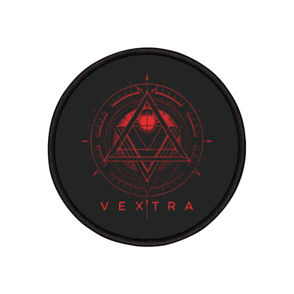 Vextra Iron-On Patch - Edgy Graphic Emblem for Jackets and Bags