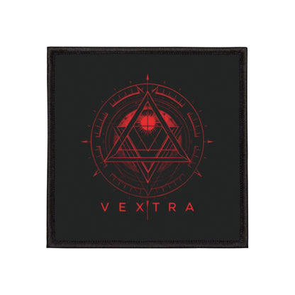 Vextra Iron-On Patch - Edgy Graphic Emblem for Jackets and Bags